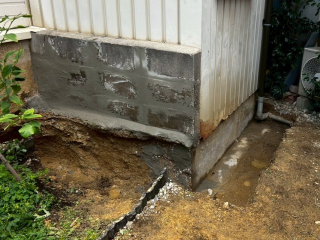 掘削作業　完了